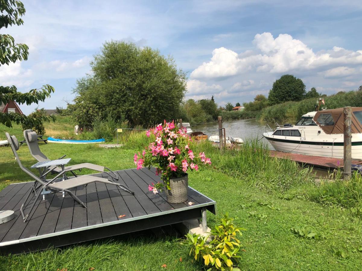 Grünendeich Fewo Blankenese Im Haus Luehegarten מראה חיצוני תמונה